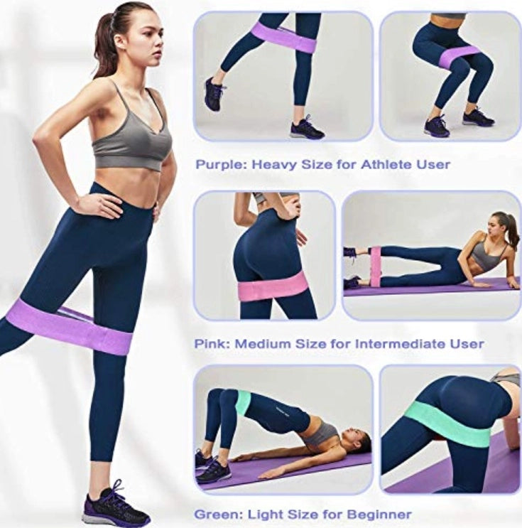 OFERTA FITNESS - Sistem de antrenament fitness cu corzi extensibile + Set 3 benzi elastice din material, 3 niveluri de rezistenta