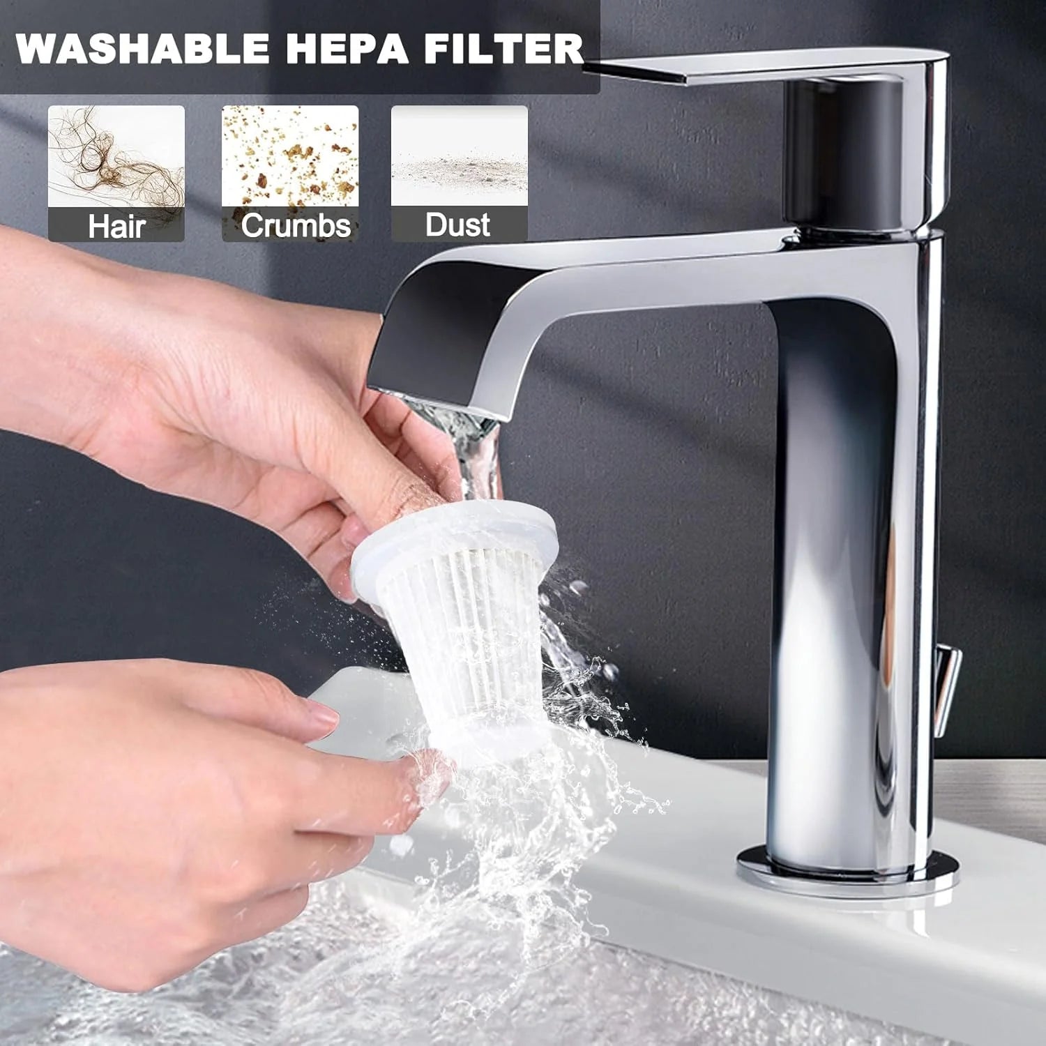 Aspirator Portabil Titan 3‑în‑1, 18000PA, Reîncărcabil, Suflare & Absorbție, Ideal Casă, Mașină, Birou