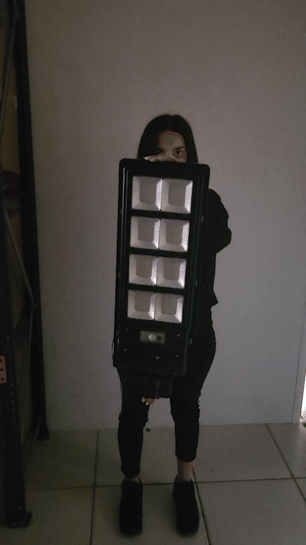 Set 2 X Lampa cu Incarcare Solara, 400W Iluminat Jortan Panou Fotovoltaic + Telecomanda