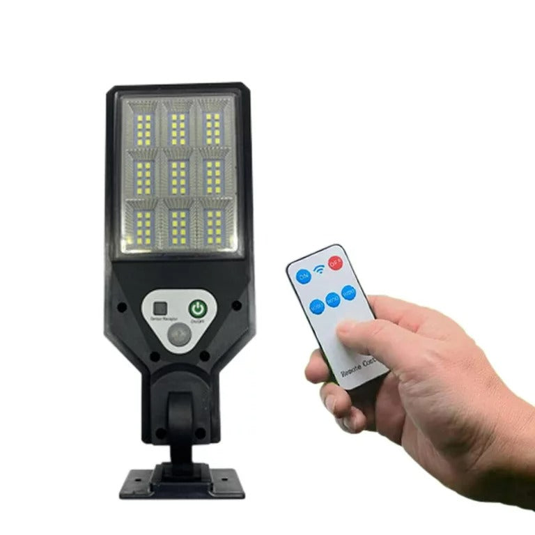 Set 4 x Lampi Solare de Perete cu 72 LED-uri, 50W, Telecomanda, + CADOU Lanterna Led De Cap