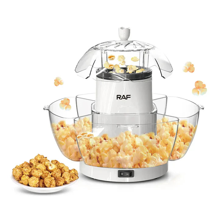 Aparat Electric de Făcut Popcorn RAF R9004 – 1200W, Preparare fără ulei