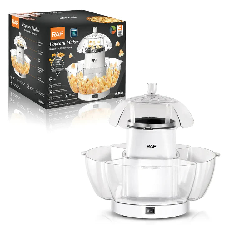 Aparat Electric de Făcut Popcorn RAF R9004 – 1200W, Preparare fără ulei