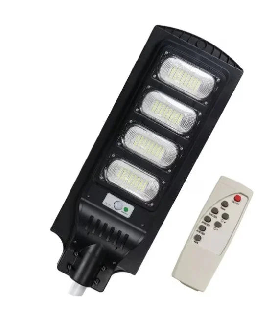 Lampa Solara 420W de Exterior 192 Led , IP66, senzor de lumina ,senzor miscare, Telecomanda