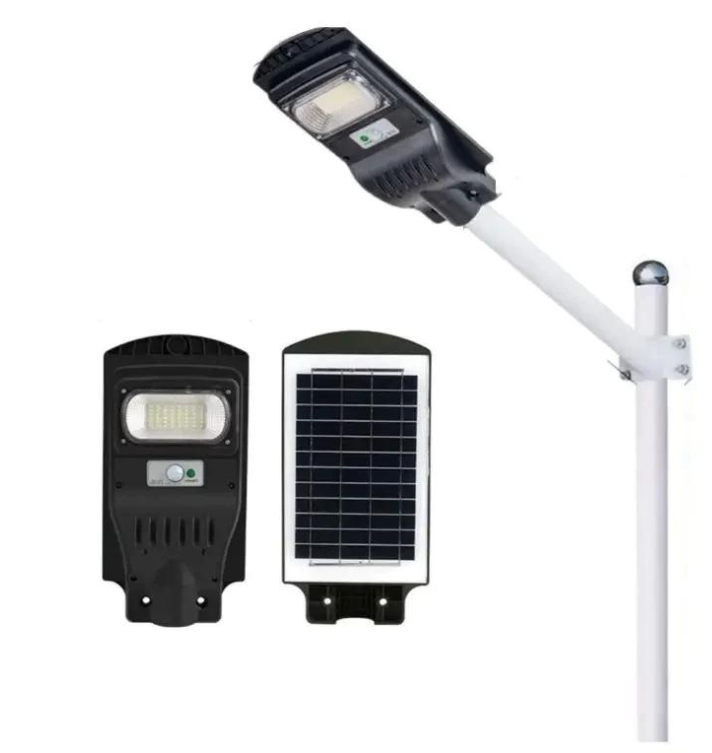 Pachet 2 x Lampa Solara Iluminat Stradal IP66 , 50W , 6500K , Senzor de Miscare