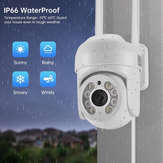 Oferta Verii! 4 X Camera De Supraveghere Jortan Wifi IP + 4 Carduri 32 GB