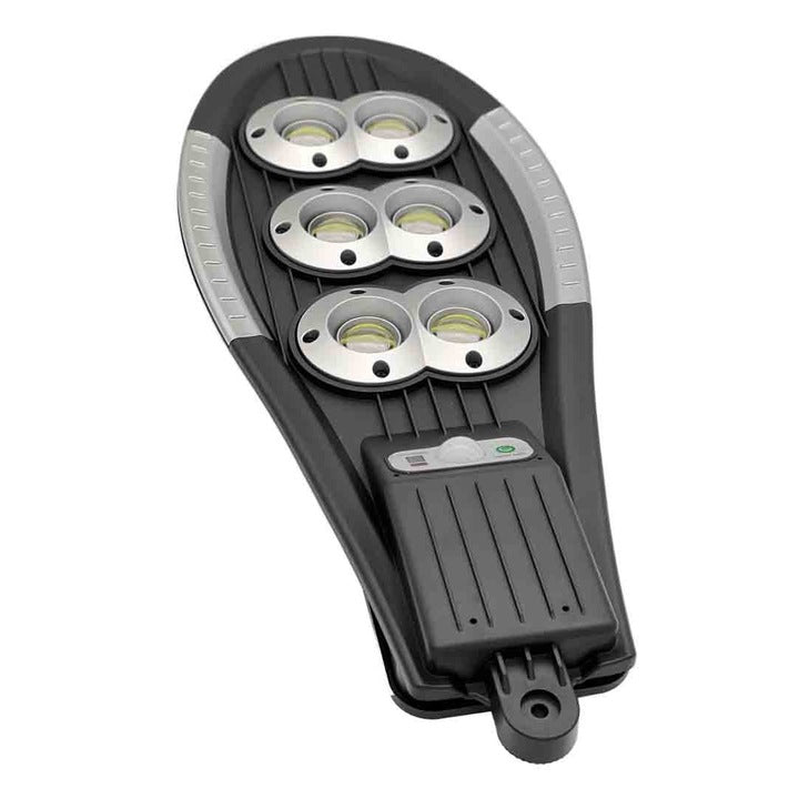 Set 2x Lampa Solara Stradala DualLED 300W 156 COB, Acumulatori 3600 mAh, Telecomanda, Panou Solar integrat