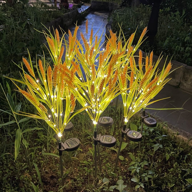 Set 2 Lampi Solare Decorative Spice de Grau M374-16, 60cm, IP66, LED cu Senzor Lumina
