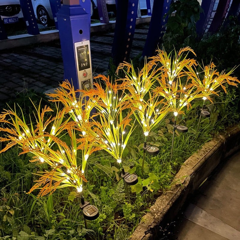 Set 2 Lampi Solare Decorative Spice de Grau M374-16, 60cm, IP66, LED cu Senzor Lumina
