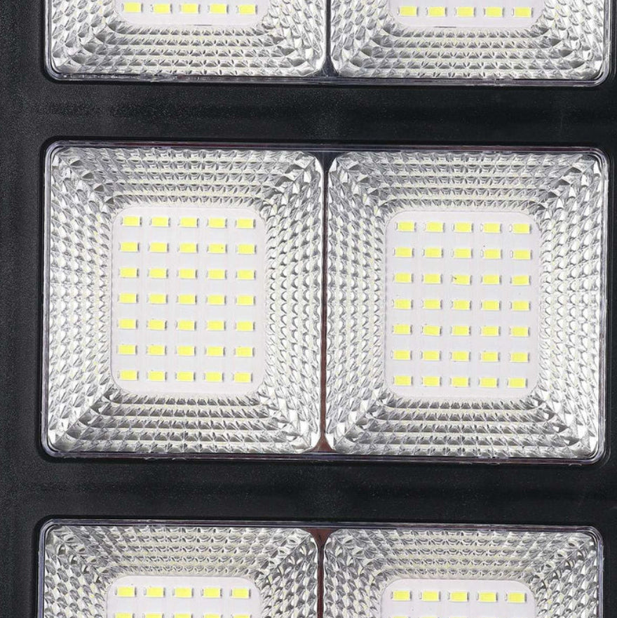 LAMPA SOLARA LED, JORTAN, 300W, CORP ILUMINAT, CU INCARCARE SOLARA, PANOU FOTOVOLTAIC, SUPORT, TELECOMANDA