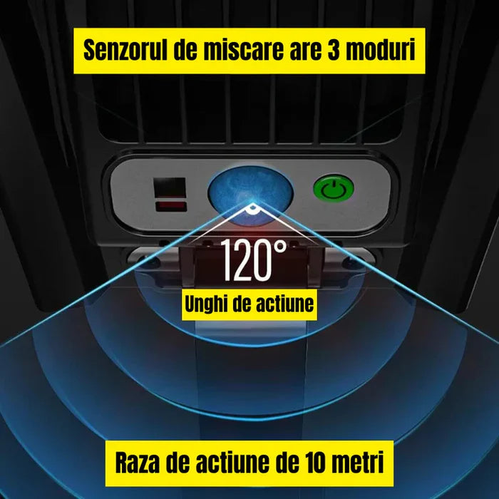 Set 2x Lampa Solara Stradala SKY 200W,  Senzor de miscare, Senzor de lumina cu Telecomanda + Cadou Surpriza