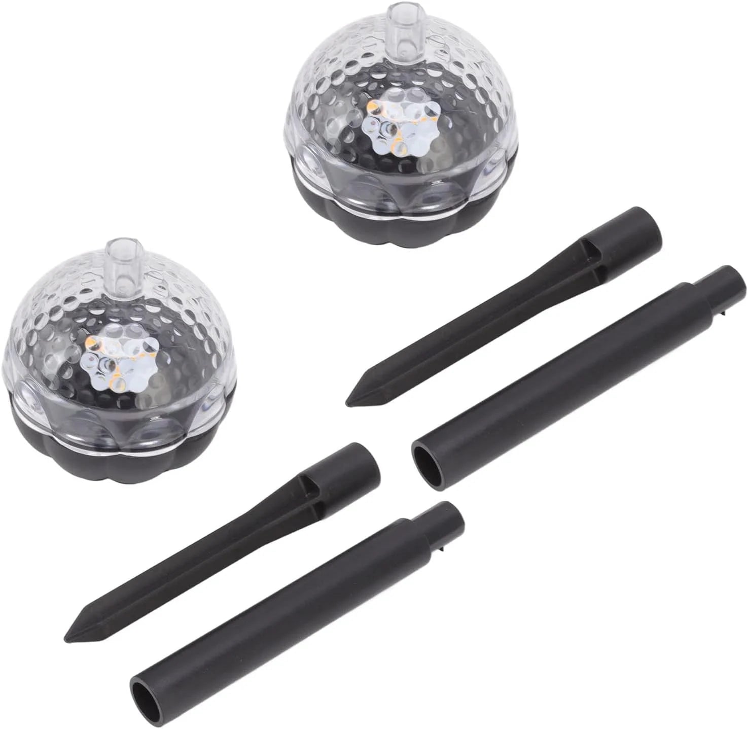 Set 4 X Lampa Solara Ambientala PAPADIE , Acumulator Incorporat , Iluminare Albă sau Multicolor , Ip 65