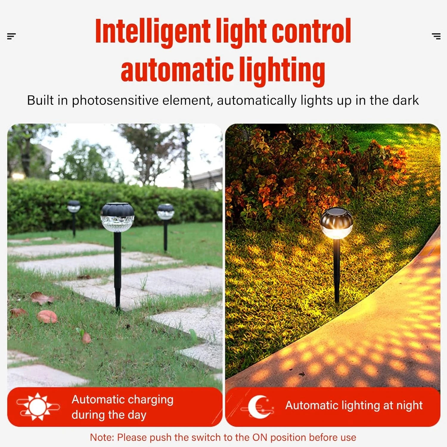 Set 4 X Lampa Solara Ambientala PAPADIE , Acumulator Incorporat , Iluminare Albă sau Multicolor , Ip 65