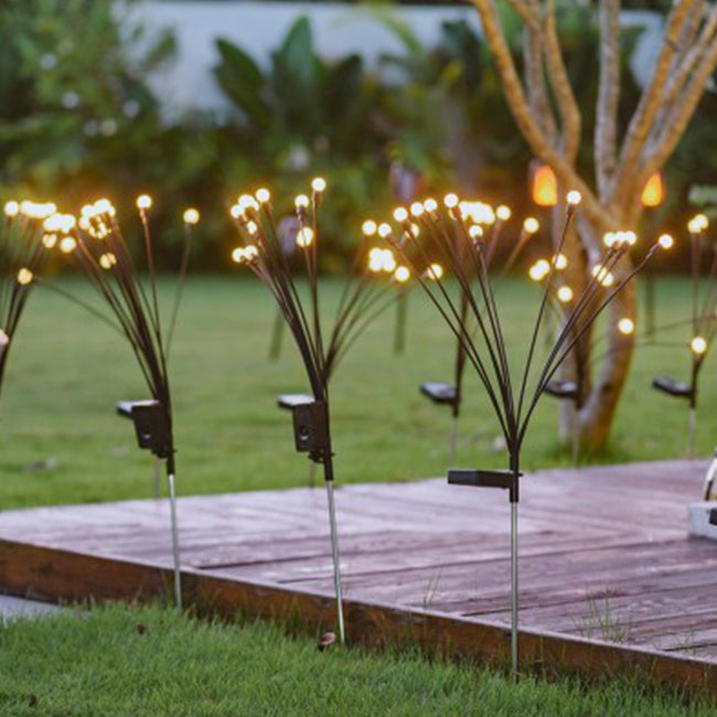 Set 4 x Lampa Solara Magia Licuricilor , Decoratiune de Gradina, LED, Lumina Calda