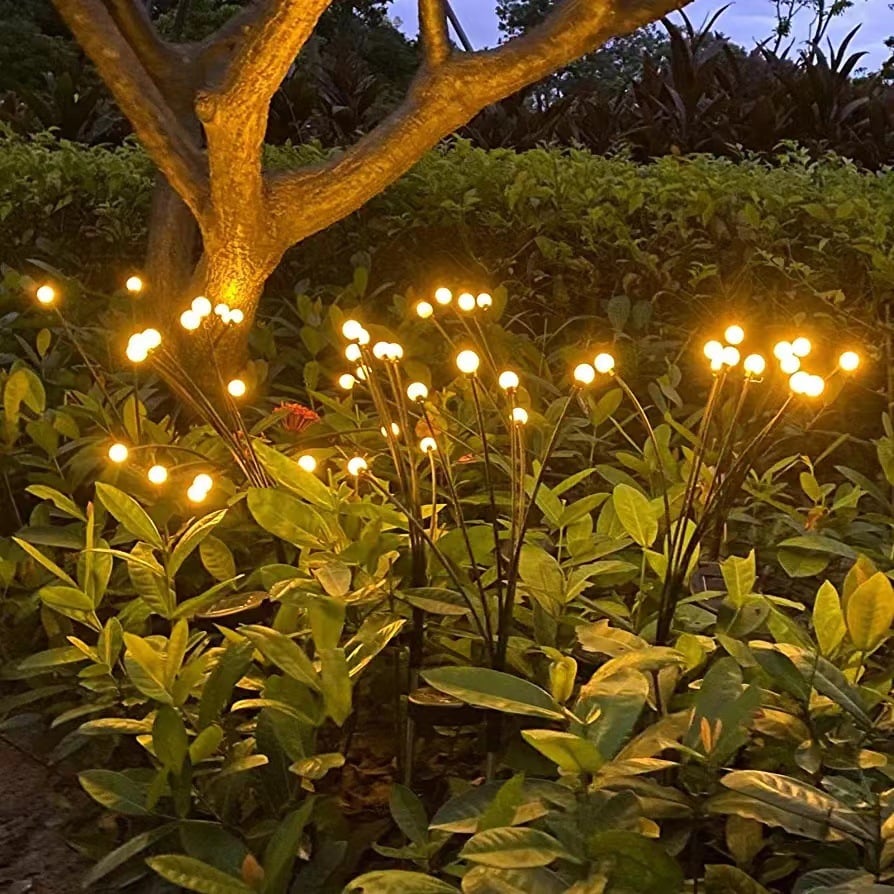 Set 4 x Lampa Solara Magia Licuricilor , Decoratiune de Gradina, LED, Lumina Calda