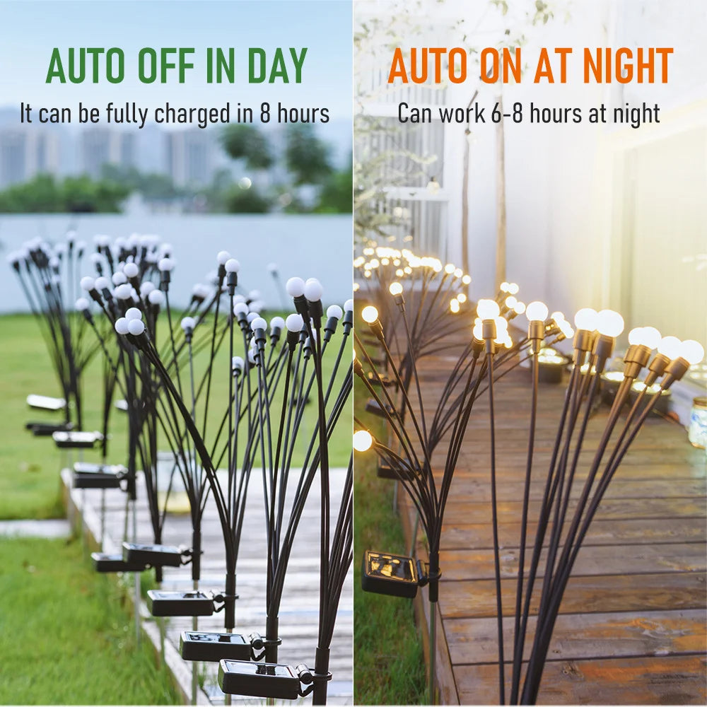 Set 4 x Lampa Solara Magia Licuricilor , Decoratiune de Gradina, LED, Lumina Calda