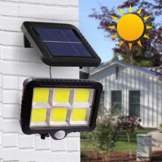 Set 4 x Lampa Solara 50W - 96 LED COB, cu PANOU DETASABIL + Cadou Surpriza