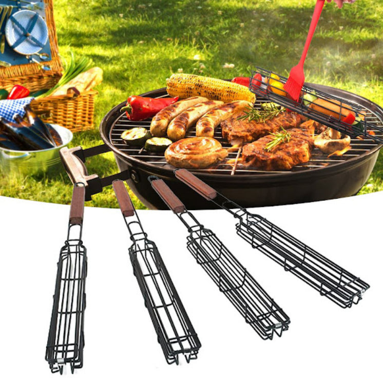 Set 4 x frigaruie pentru gratar carne sau legume, reutilizabila