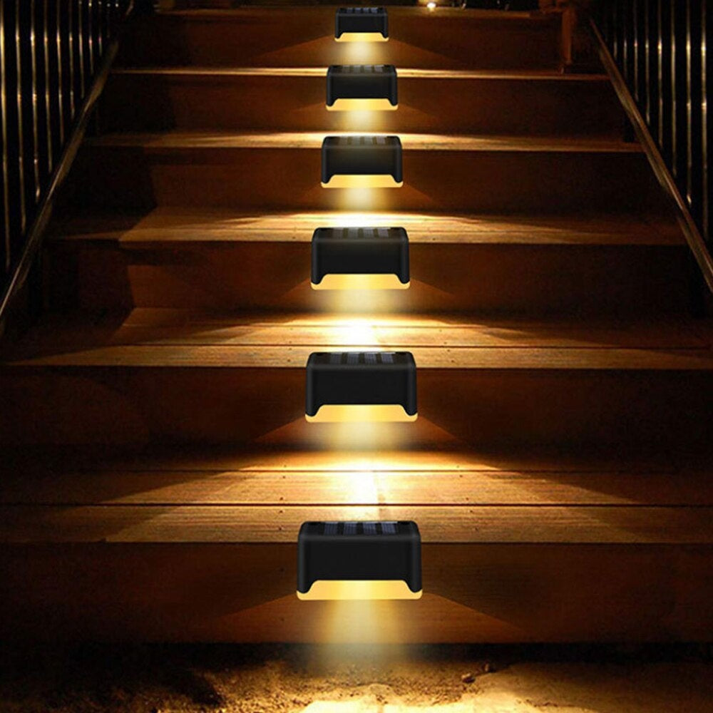 Lampa LED solara pentru trepte/balustrada