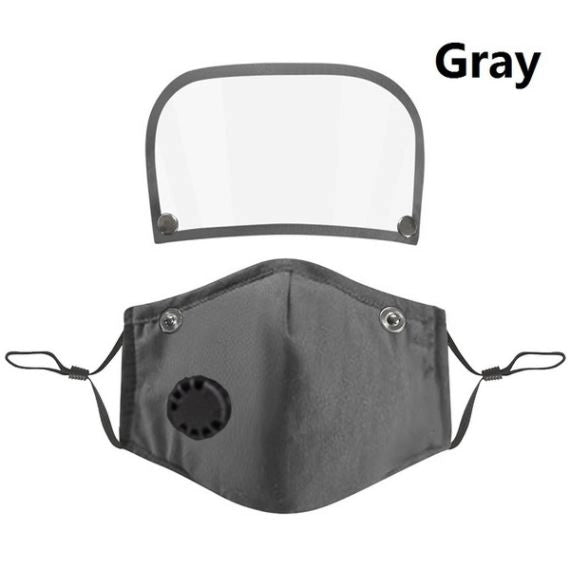 Set 3 x Masca faciala de protectie cu filtru si viziera detasabila