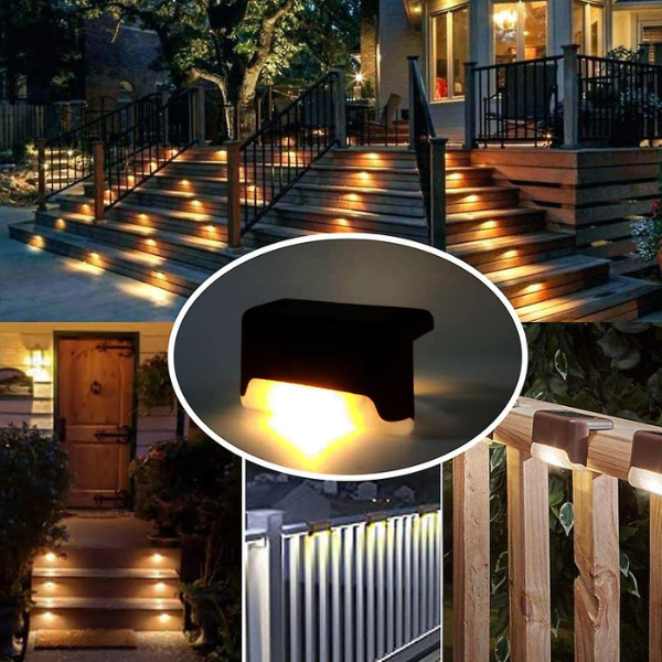 Lampa LED solara pentru trepte/balustrada