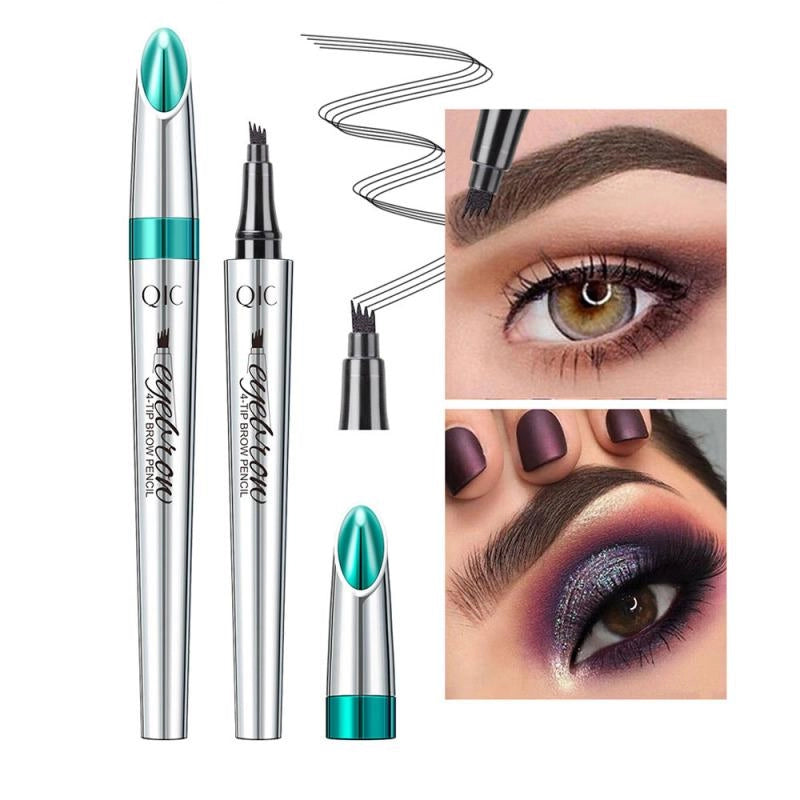 SET 3 x Creion 3D pentru sprancene cu efect de microblading, rezistent la apa