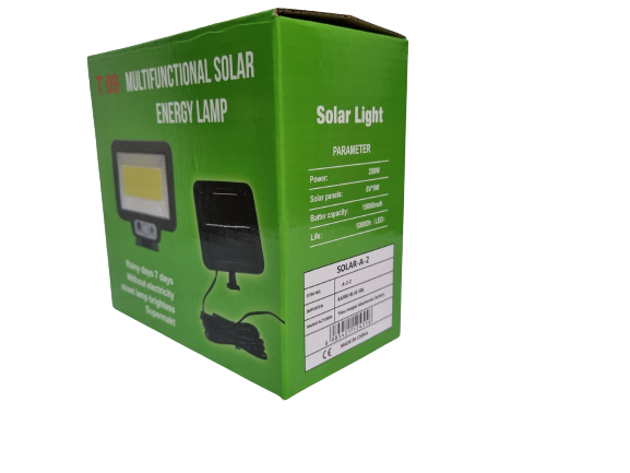 Pachet 2 x Lampa Solara 50W - 96 LED COB, cu PANOU DETASABIL